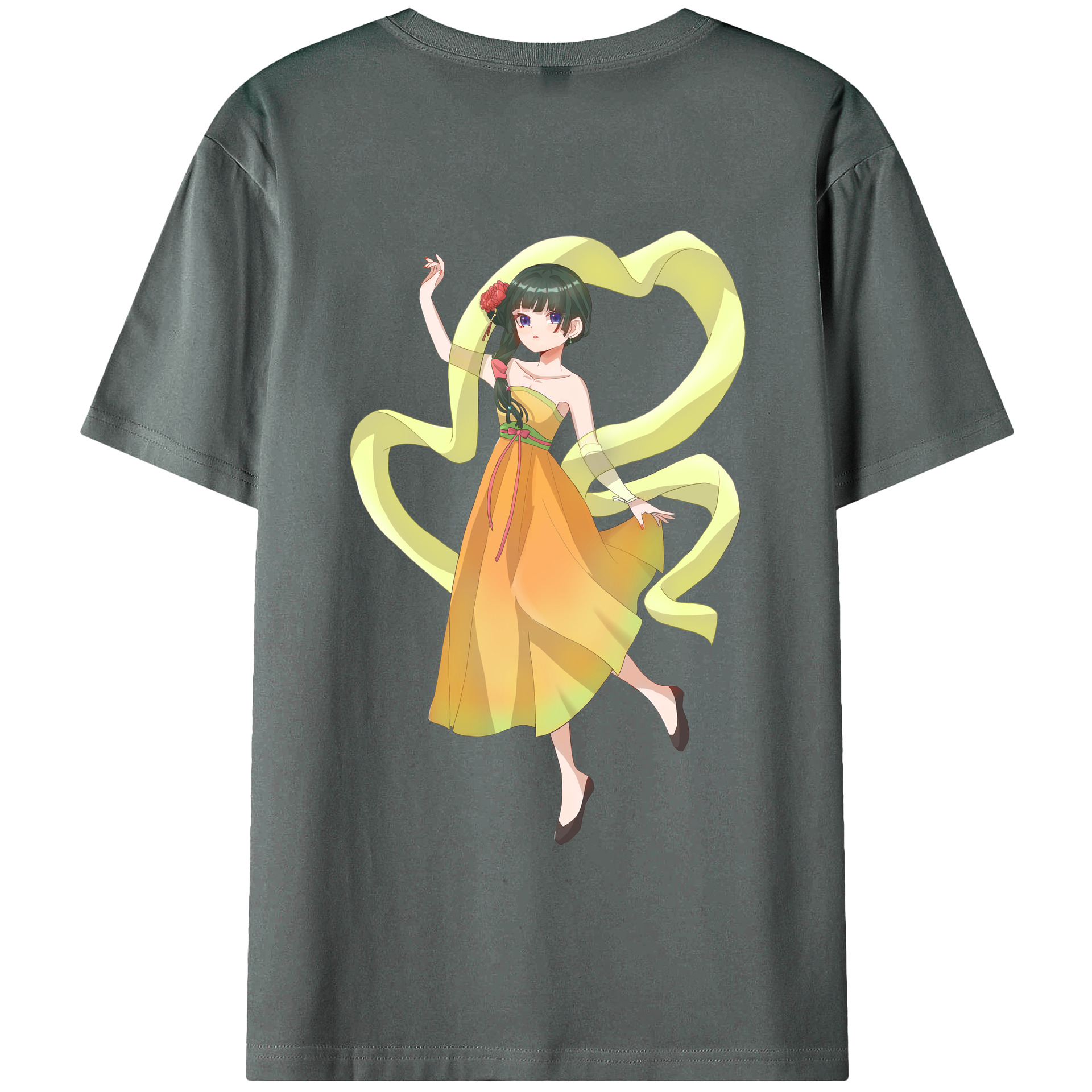 （画像用） 薬屋のひとりごと The Apothecary Diaries 綿100％半袖Tシャツ（背面プリント）